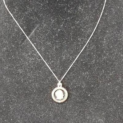 10K Yellow Gold Diamond John Deere Pendant with 14K Gold Chain - 5g