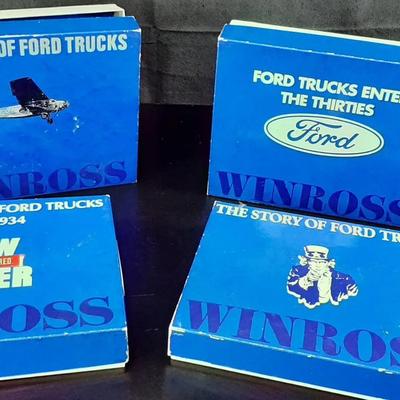 3 Winross -Ford Trucks Go To War 1917-1918- Ford Trucks of the 30's - Ford V-8 Truck Engines 
