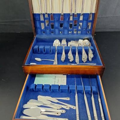 73 Piece Sterling Silver Set - Spoons- Knives -Forks Serving Utensils 2017 g - 180g Knives