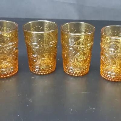 Debi Lilly Maison Amber Tumbler Glasses 