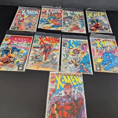 9 Vintage X- Men Marvel Comics 
