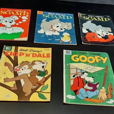 Walt Disney Comics   Dell - Chip N Dale 1959 - Goofy 1958 - Scamp 1974 1960 1961