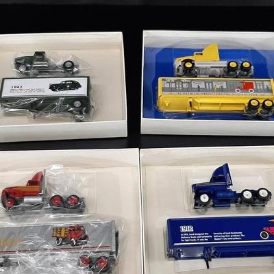 4 Ford Semi Haulers - Henry Ford 1864 - 1947 - Ford Trucks Roll into the 50's 