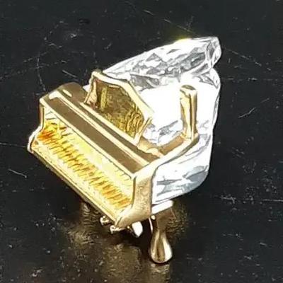 Tiny Swarovski Crystal Piano