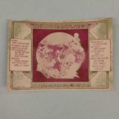 Folk Music Lineup Poster