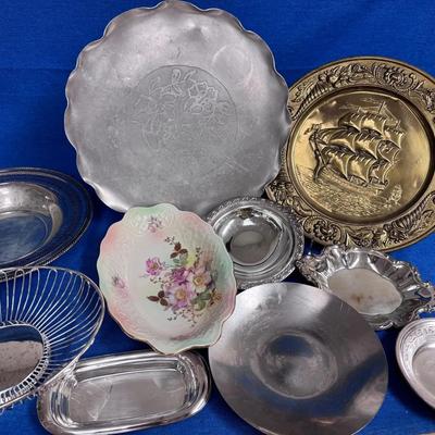 Collection of Platters and serving pieces