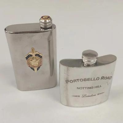 Vintage Stainless Flasks