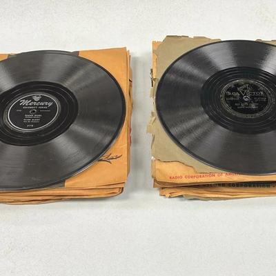 Country Western Etc Stack Of Twenty-eight Records In 78RPM Format