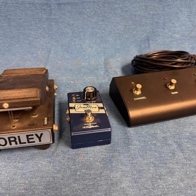 Vintage Morley and Jam Man Pedal w/B-52 Stealth Pedal