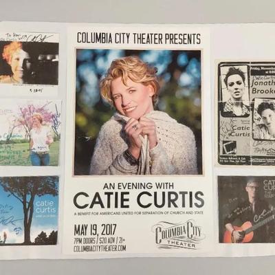 Catie Curtis Collage; Signed