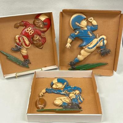 Vintage Metal American Football Wall Decor
