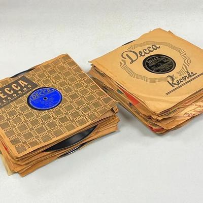 Bing Crosby + More; Fifty-two Array Of Records In 78RPM Format