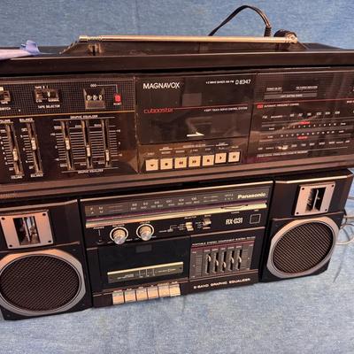 Vintage Boombox Set
