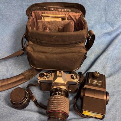 Pentax 35mm Camera with Tokina and Pentax Lens