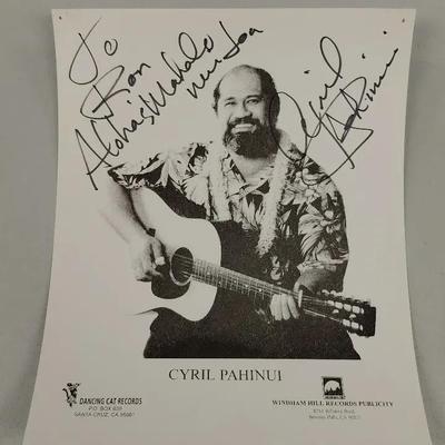 Signed Cyril Pahinui Mini Poster