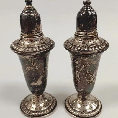 Empire Sterling Salt And Pepper Shakers