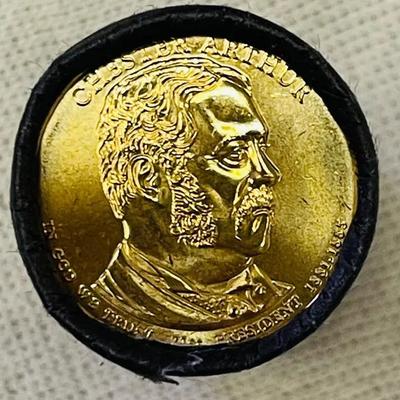 2012 Chester Arthur Presidential $1 Coin Rolls