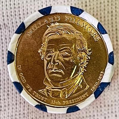 2010 Millard Fillmore Presidential $1 Coin Rolls
