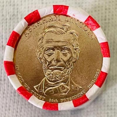 2010 Abraham Lincoln Presidential $1 Rolled Coins
