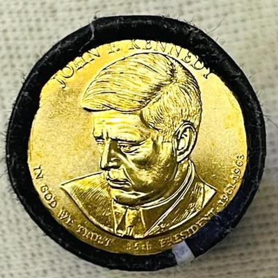 2015 John F Kennedy Presidential $1 Coin Rolls