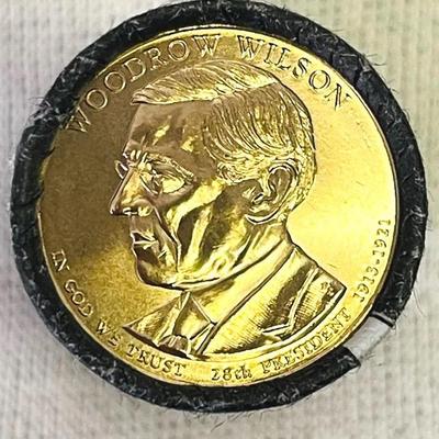 2013 Woodrow Wilson Presidential $1 Coin Rolls