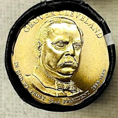 2012 Grover Cleveland (1st Term) Presidential $1 Coin Rolls