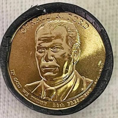 2016 Gerald R Ford Presidential $1 Coin Rolls