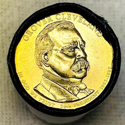 2012 Grover Cleveland (2nd Term) Presidential $1 Coin Rolls