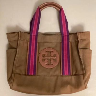 MMP110 Tory Burch Canvas Mini Tote Bag