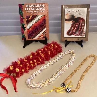 MMP013 Lei Guide Books, Shell & Crocheted Leis
