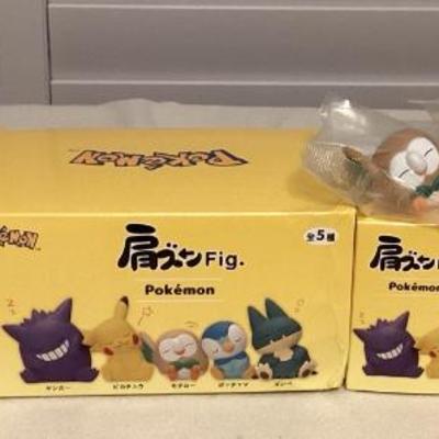 MMP018 Set Of Five Pokémon Vinyl Figures New