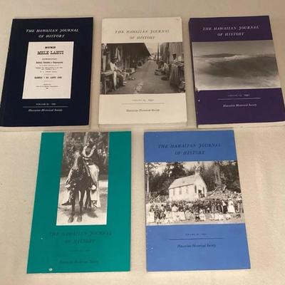 MMP006 Five The Hawaiian Journal Of History Books