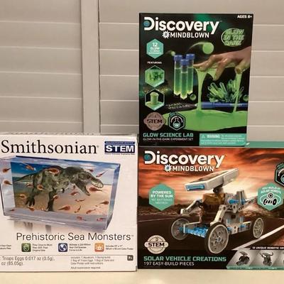 MMP012 Three Educational & Fun STEM Activity Kits For Kids New