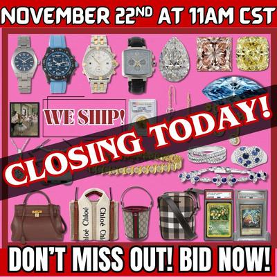 For more information and to place your bids, kindly visit us at https://garnetgazelle.hibid.com/ BID NOW!