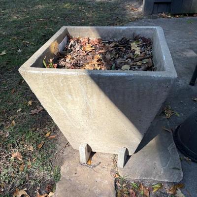 Sale Photo Thumbnail #174: concrete planter $65