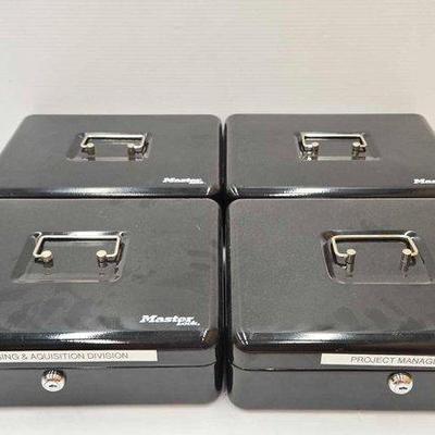 Sale Photo Thumbnail #147: 1842 • (4) master lock boxes