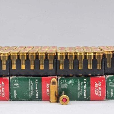 Sale Photo Thumbnail #104: 1366 • new!!! (200) rounds of sellier & bellot .45 auto ammo