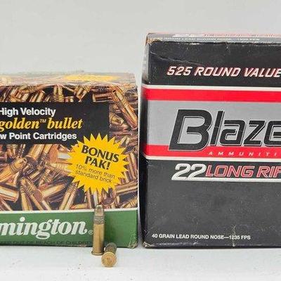 Sale Photo Thumbnail #76: 1310 • new!! over (550) rounds .22 ammo
