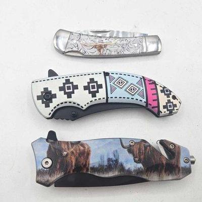 2204 • (3) pocket knives