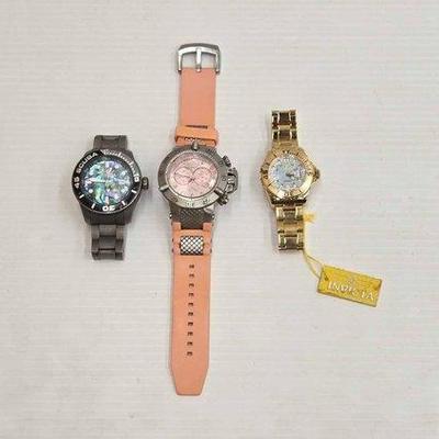 Sale Photo Thumbnail #197: 2150 • (3) invicta wristwatches