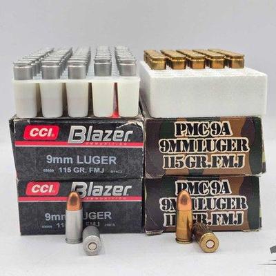 Sale Photo Thumbnail #87: 1332 • new!!! (187) rounds of 9mm ammo