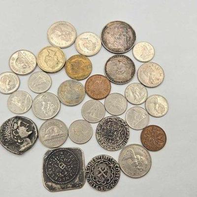2018 • foreign currency coins