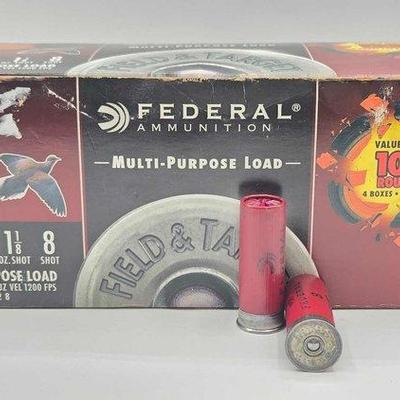 1404 • (100) rounds of federal 12ga shotshells