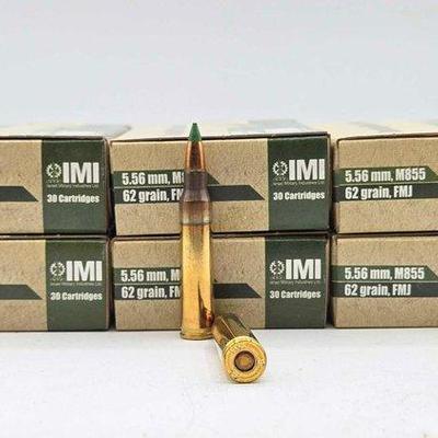 Sale Photo Thumbnail #110: 1378 • new!! approx. (180) rounds of 5.56mm imi ammo