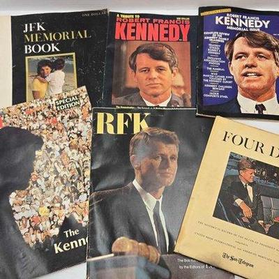 Sale Photo Thumbnail #191: 2138 • (6) kennedy's magazines & book