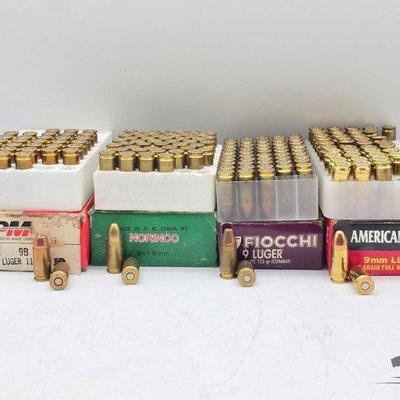 Sale Photo Thumbnail #88: 1334 • new!!! approx (174) rounds of 9mm ammo