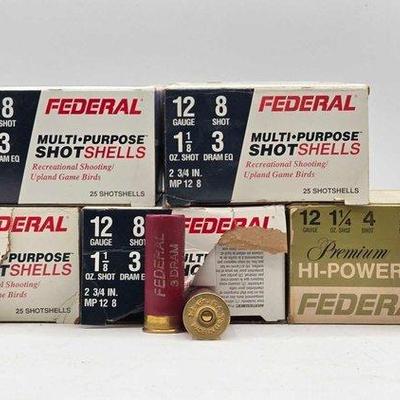 1396 • approx. (125) rounds of federal 12ga shotshells