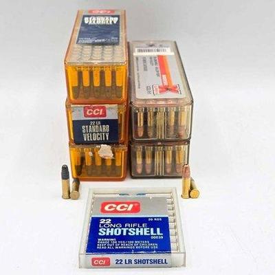 1302 • (500) rounds of .22 lr and (20) rounds of .22 shotshells