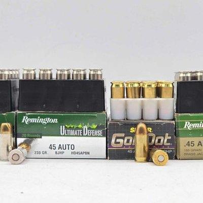 Sale Photo Thumbnail #101: 1360 • new!! approx. (75) rounds of .45 ammo
