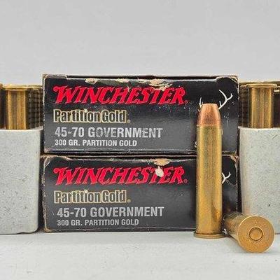 Sale Photo Thumbnail #116: 1390 • new!! (40) rounds of winchester 45 70 government ammo